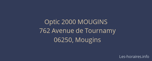 Optic 2000 MOUGINS