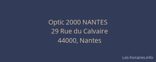 Optic 2000 NANTES