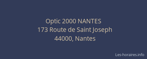 Optic 2000 NANTES