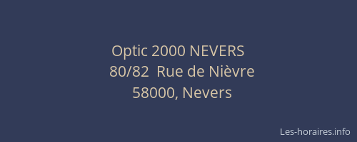 Optic 2000 NEVERS