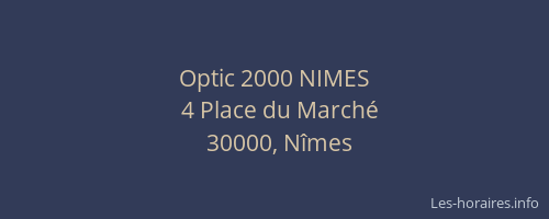 Optic 2000 NIMES