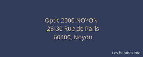 Optic 2000 NOYON