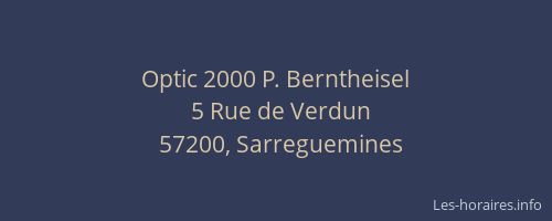 Optic 2000 P. Berntheisel