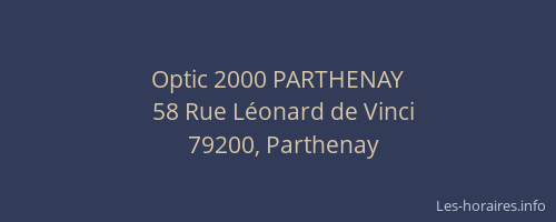 Optic 2000 PARTHENAY