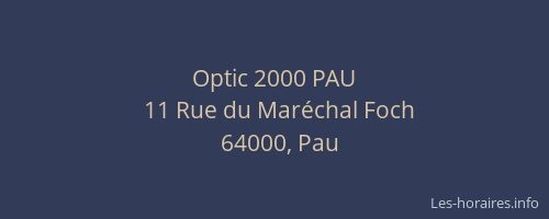 Optic 2000 PAU