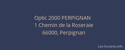 Optic 2000 PERPIGNAN
