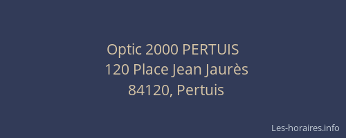 Optic 2000 PERTUIS