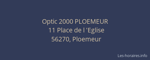 Optic 2000 PLOEMEUR