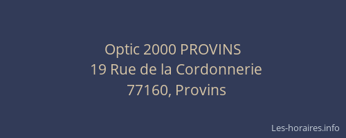 Optic 2000 PROVINS
