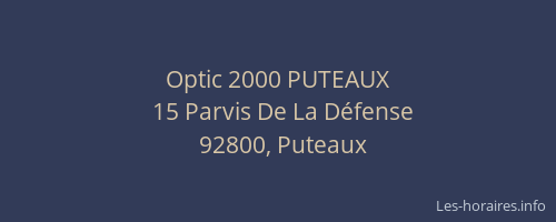 Optic 2000 PUTEAUX