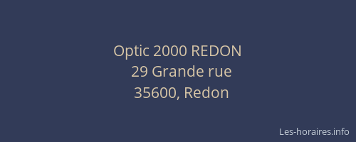 Optic 2000 REDON