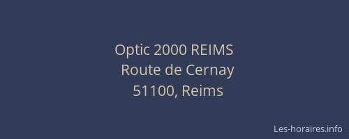 Optic 2000 REIMS