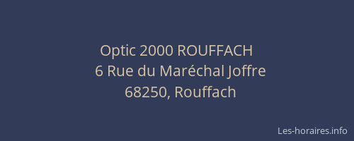 Optic 2000 ROUFFACH