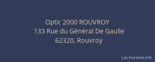 Optic 2000 ROUVROY