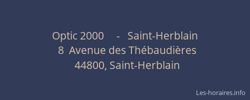 Optic 2000     -   Saint-Herblain