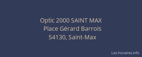 Optic 2000 SAINT MAX