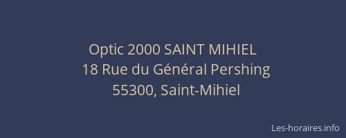 Optic 2000 SAINT MIHIEL