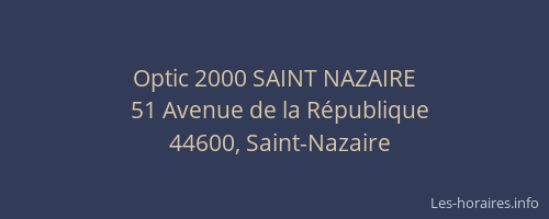 Optic 2000 SAINT NAZAIRE