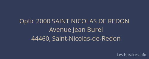 Optic 2000 SAINT NICOLAS DE REDON