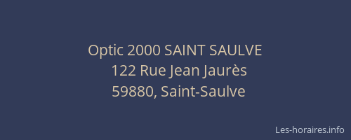 Optic 2000 SAINT SAULVE