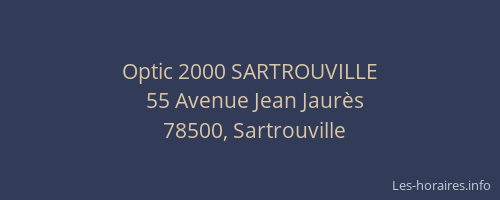 Optic 2000 SARTROUVILLE