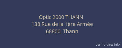Optic 2000 THANN