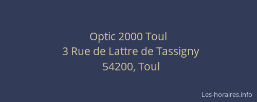 Optic 2000 Toul