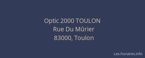 Optic 2000 TOULON