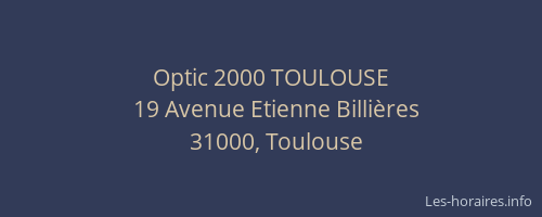 Optic 2000 TOULOUSE