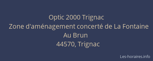 Optic 2000 Trignac