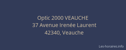 Optic 2000 VEAUCHE