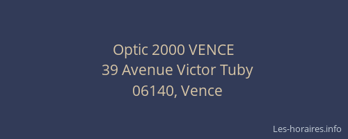 Optic 2000 VENCE