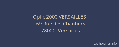 Optic 2000 VERSAILLES