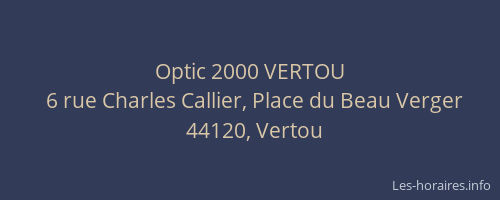Optic 2000 VERTOU