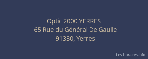 Optic 2000 YERRES