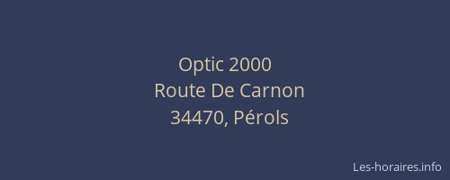 Optic 2000