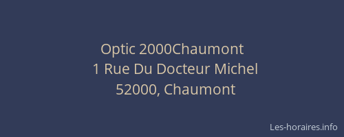 Optic 2000Chaumont