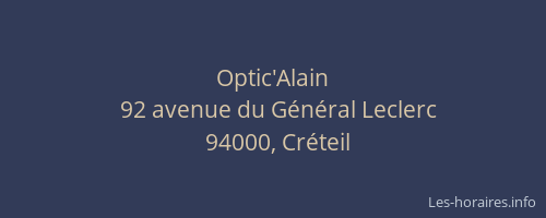 Optic'Alain
