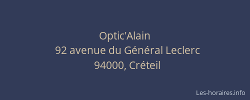 Optic'Alain