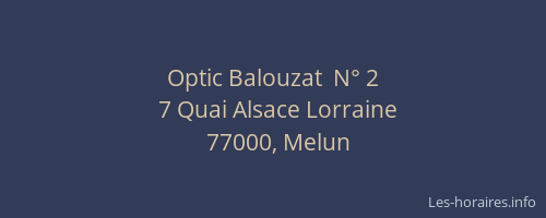 Optic Balouzat  N° 2