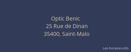 Optic Benic
