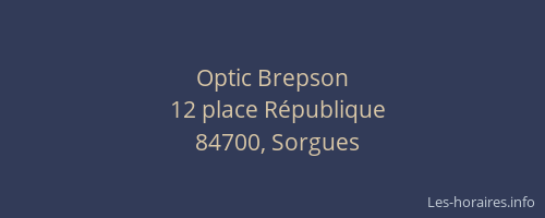 Optic Brepson