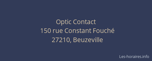 Optic Contact