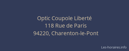 Optic Coupole Liberté