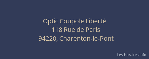 Optic Coupole Libert&eacute;