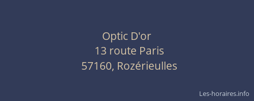 Optic D'or