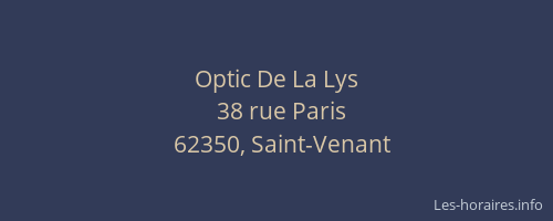Optic De La Lys