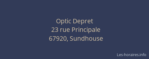 Optic Depret