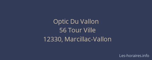 Optic Du Vallon