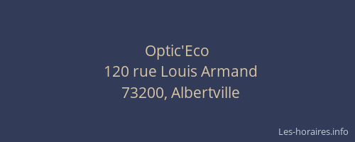 Optic'Eco